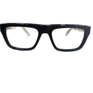 Rectangle shaped Black Acetate frame
